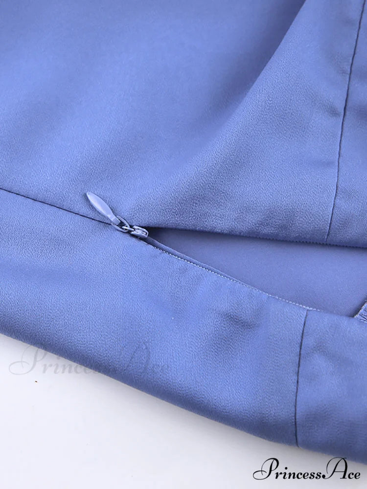 Chic Trumpet Satin Silky Skirt