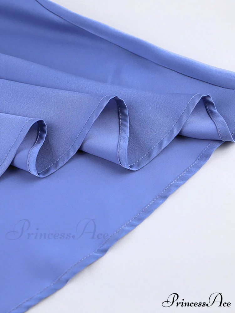 Chic Trumpet Satin Silky Skirt