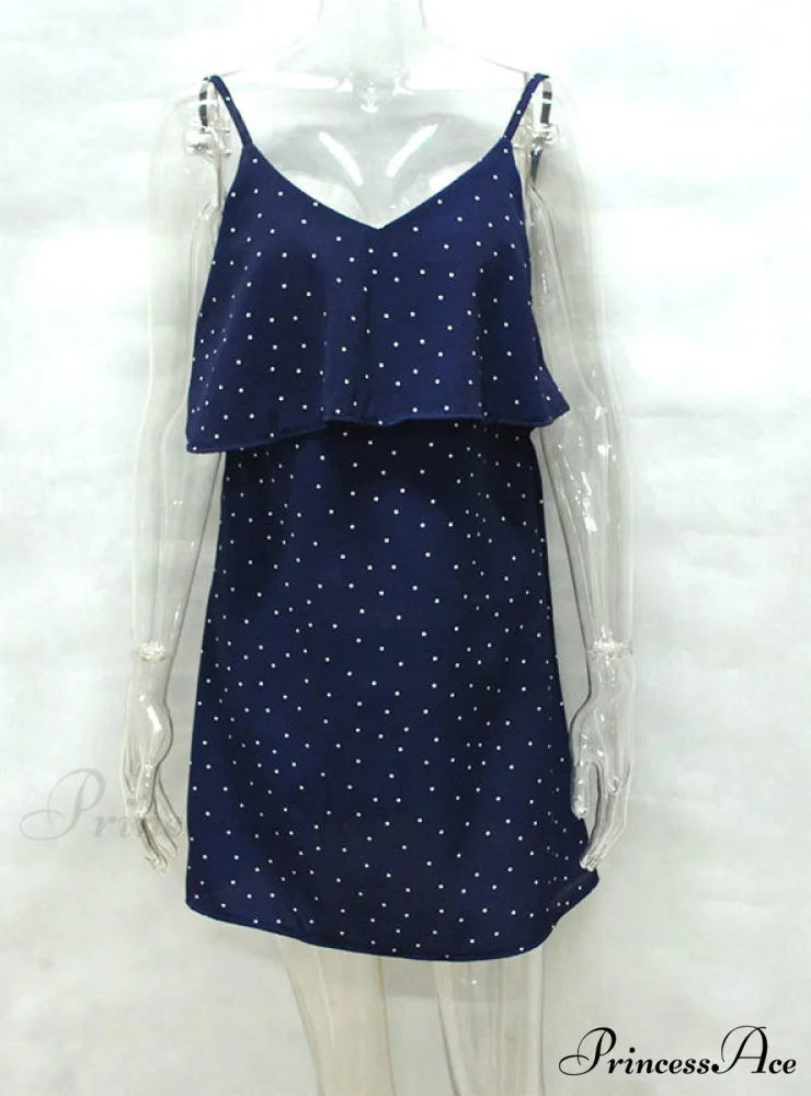 Chiffon Beach Dress - Boho Party Sexy Dress with Straps L / White