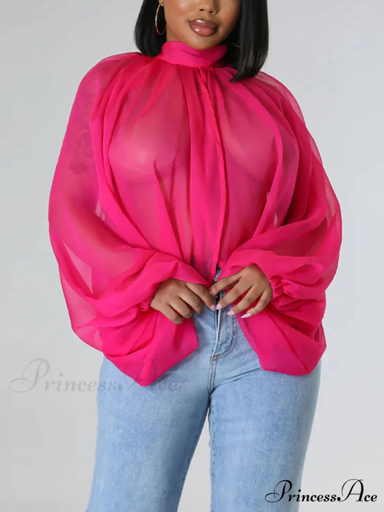 Chiffon Ruffle Trim Halter Cowl Classic Neck Slip Mini Dress - Black Rose / S