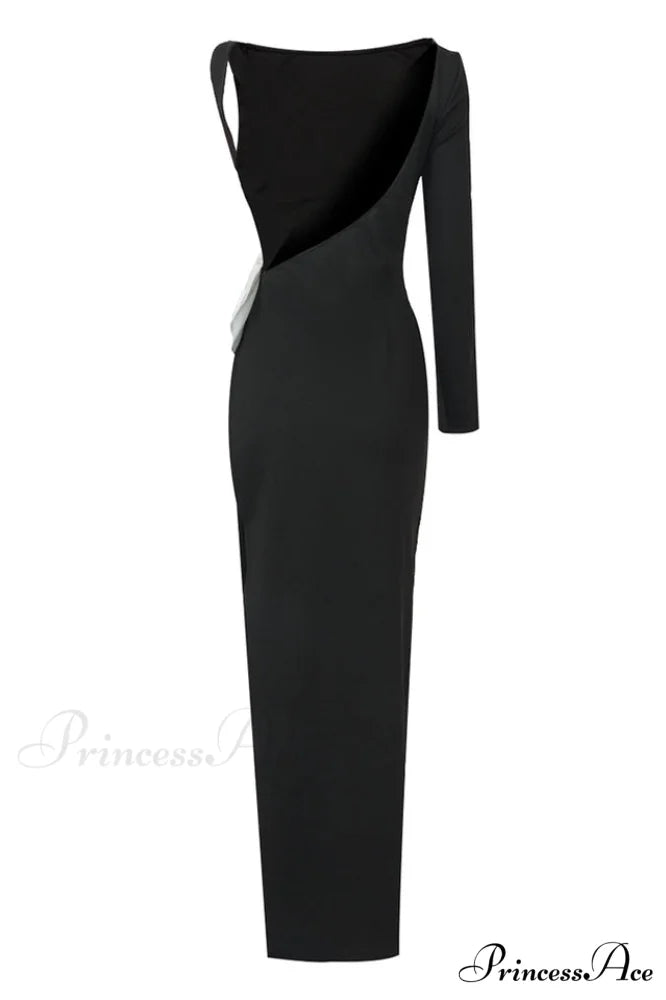 Chloe One Shoulder Charming Bow Detail Dress