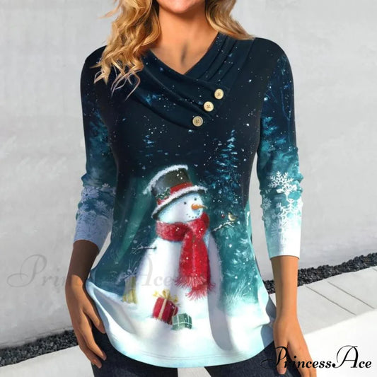 Christmas Blouse Multicolor / S