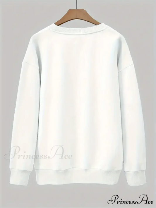 Christmas Dwarf Casual Long Sleeve Crew Neck Fall Winter Christmas Hoodie Christmas Hoodies-L