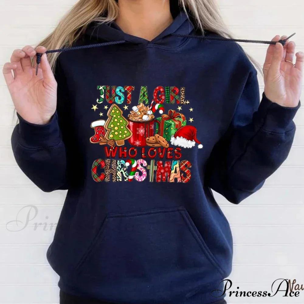 Christmas Holiday Lover Gift Hoodie Navy Blue / S Christmas Hoodies-L