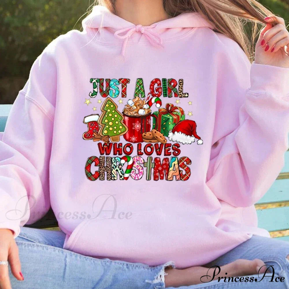 Christmas Holiday Lover Gift Hoodie Pink / S Christmas Hoodies-L