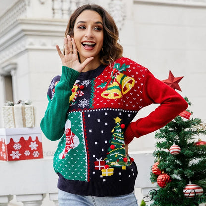 Christmas Little Snowflake Knitted Sweater
