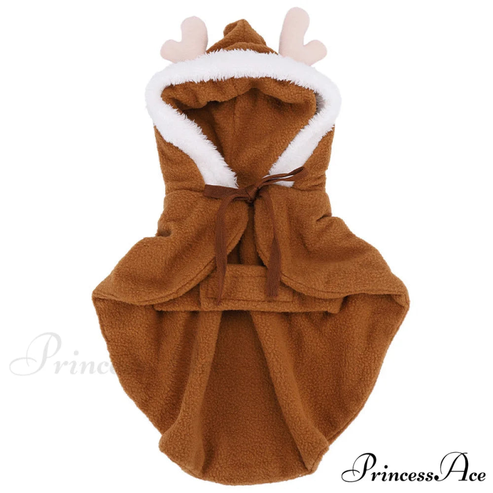 Christmas Pet Cat Winter Cloak