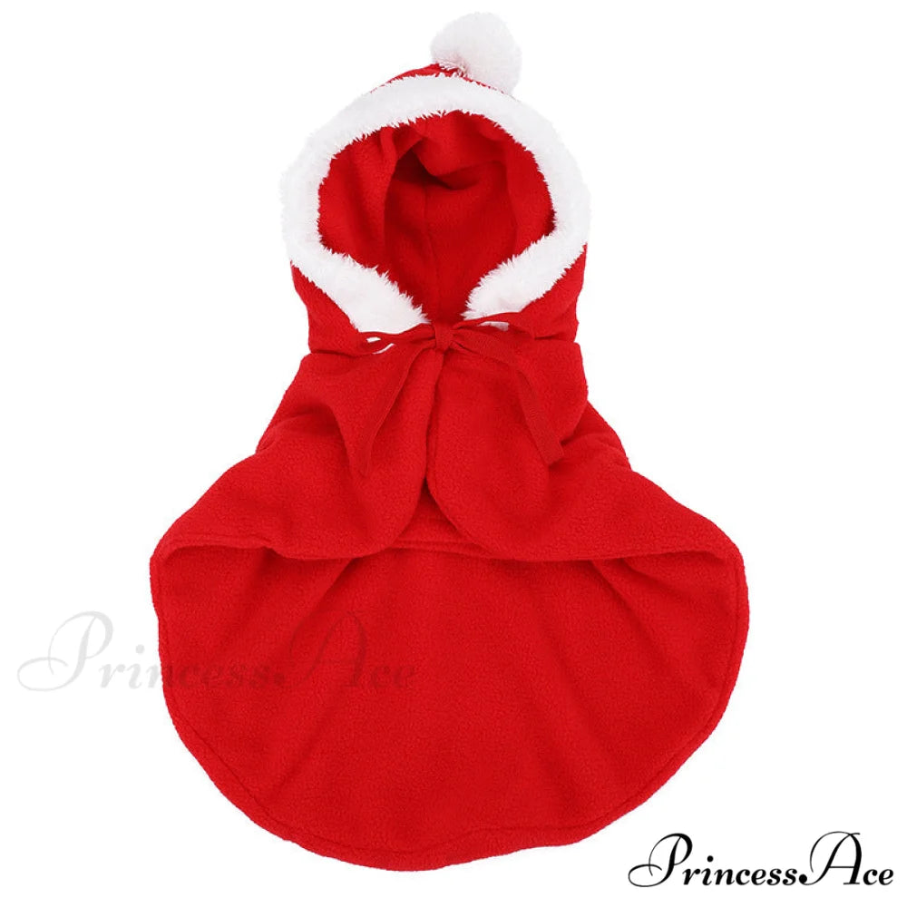 Christmas Pet Cat Winter Cloak