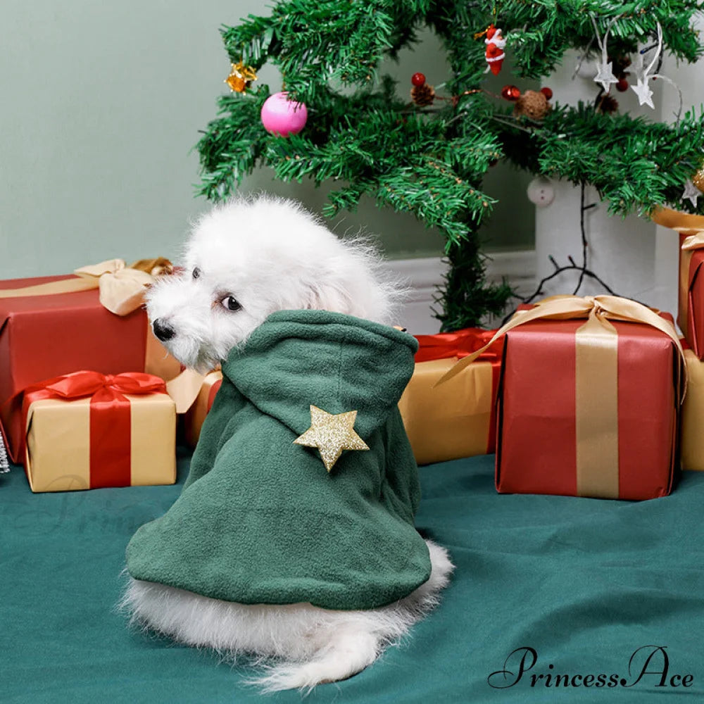 Christmas Pet Cat Winter Cloak