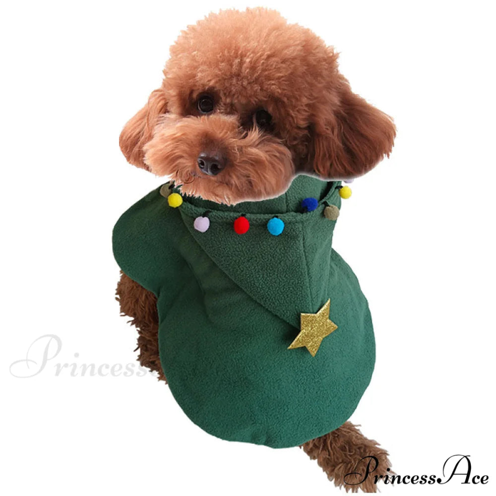 Christmas Pet Cat Winter Cloak