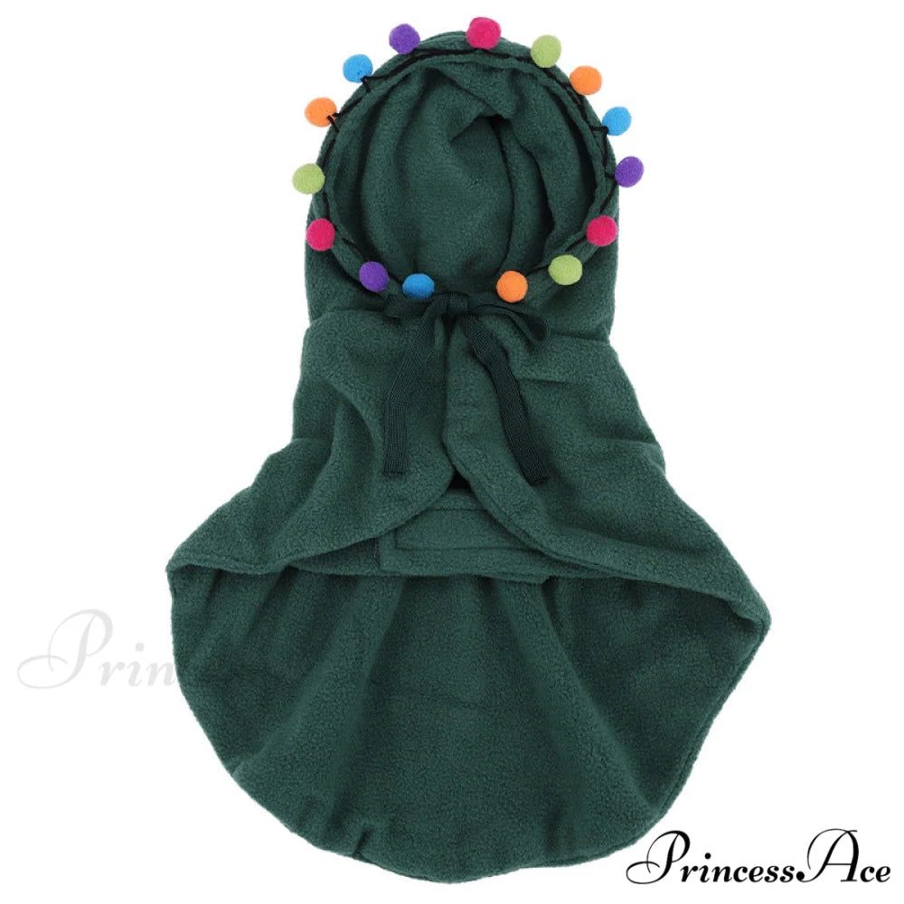 Christmas Pet Cat Winter Cloak