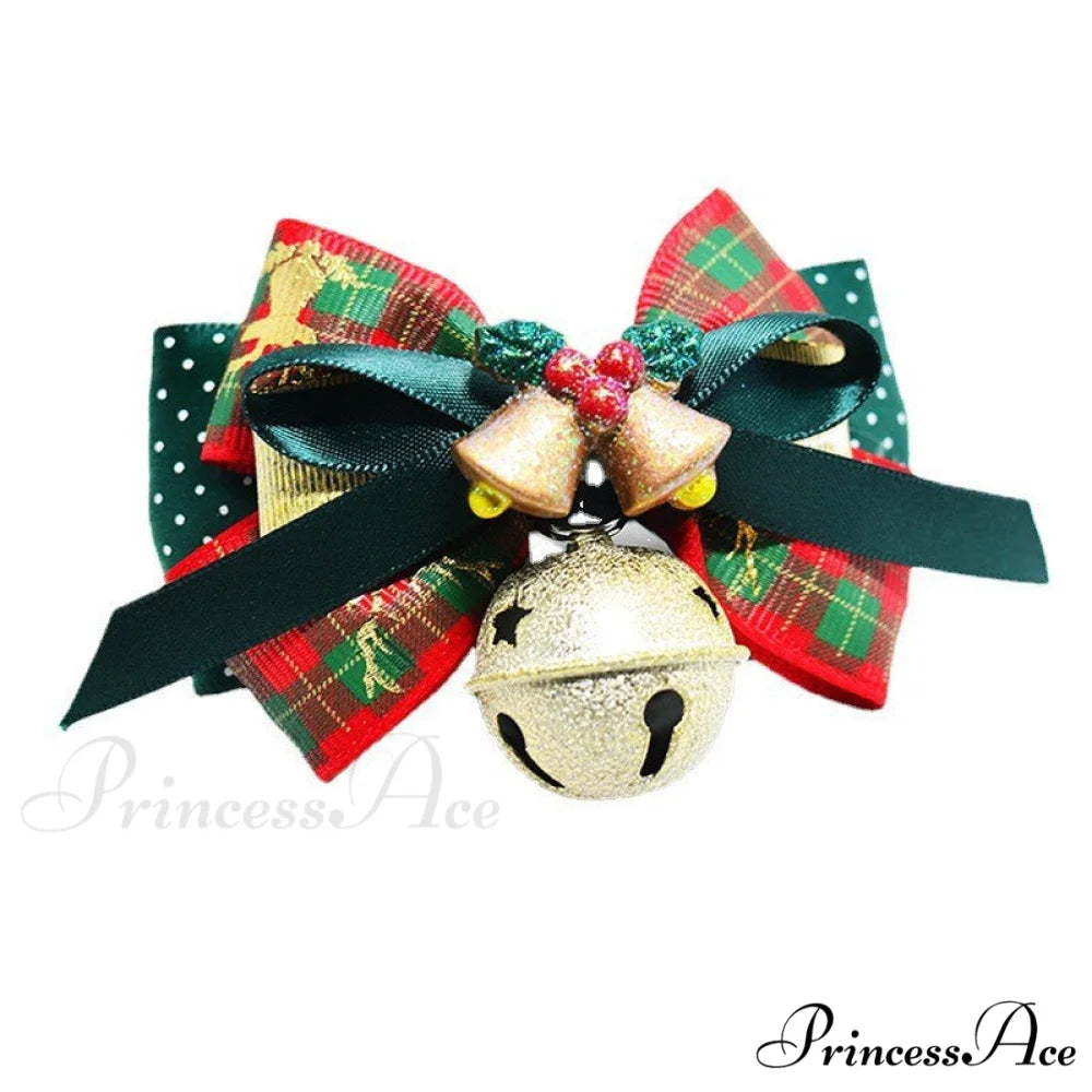 Christmas Pet Colorful Collar With Bells Matte bell / S - fit neck circumference 15-25cm
