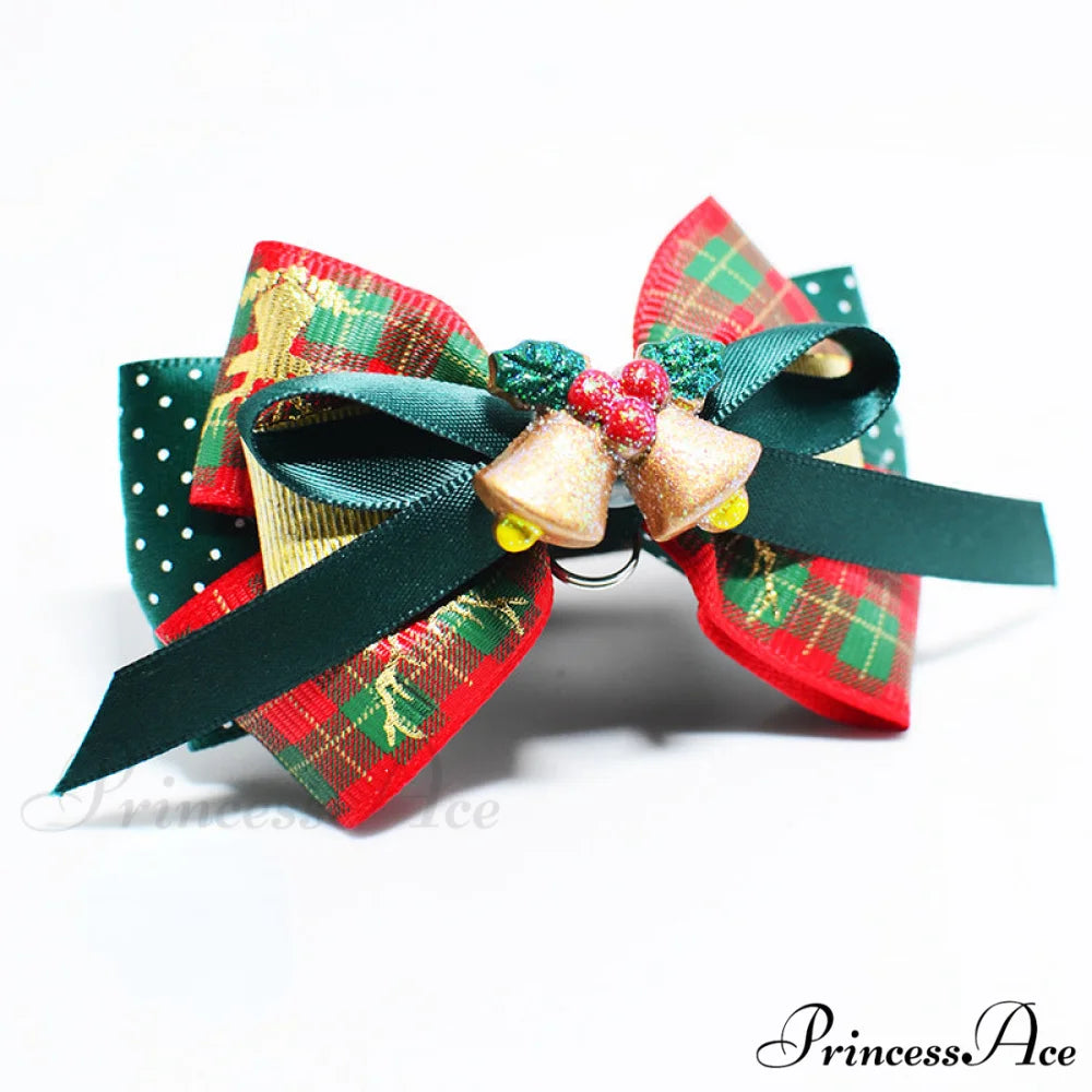 Christmas Pet Colorful Collar With Bells No bell / S - fit neck circumference 15-25cm