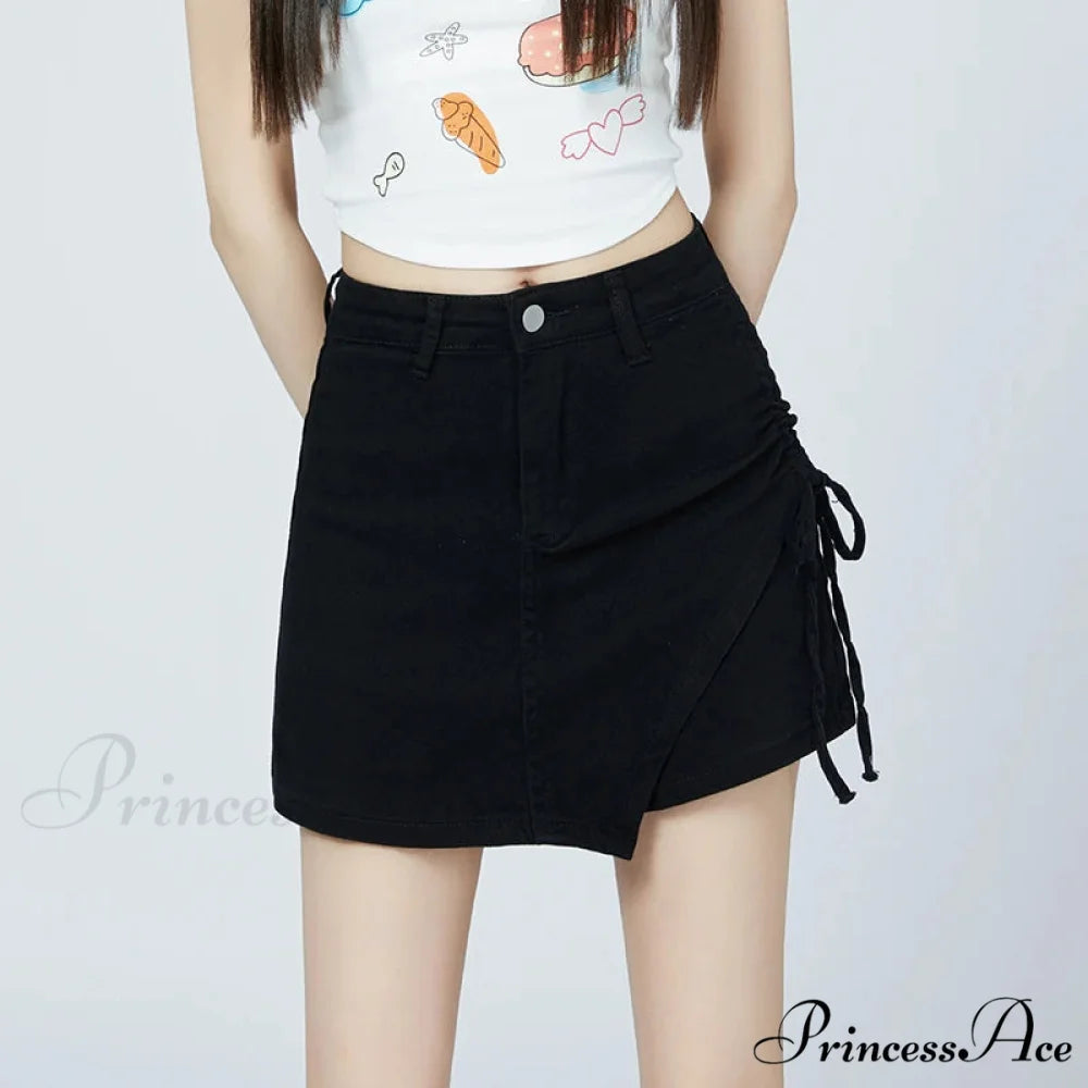 Cinch Khaki Informal Skirt Black / S skirts-250223