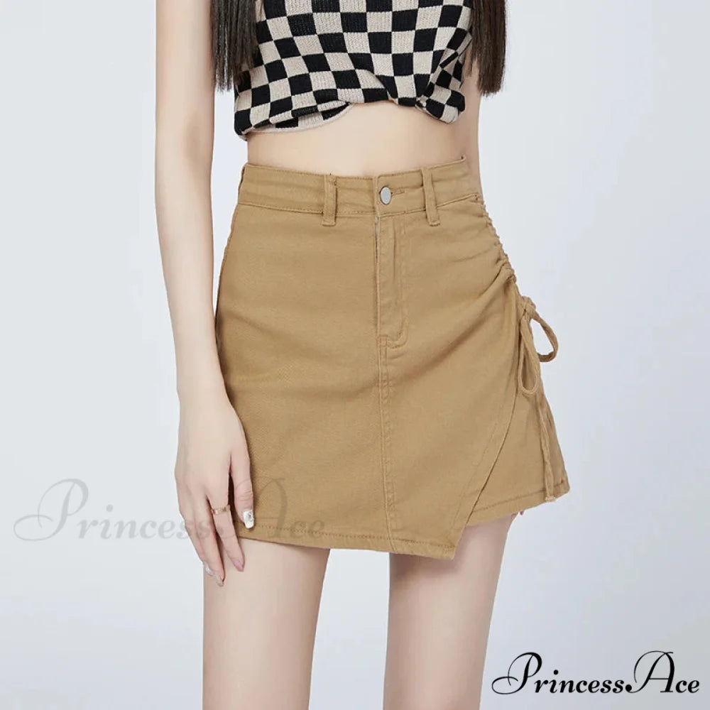 Cinch Khaki Informal Skirt khaki / S skirts-250223