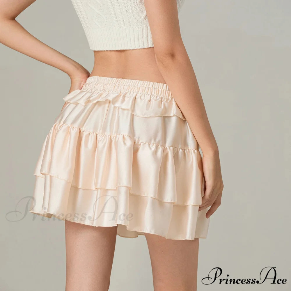 Cinch Layered Frills Skirt skirts-250223