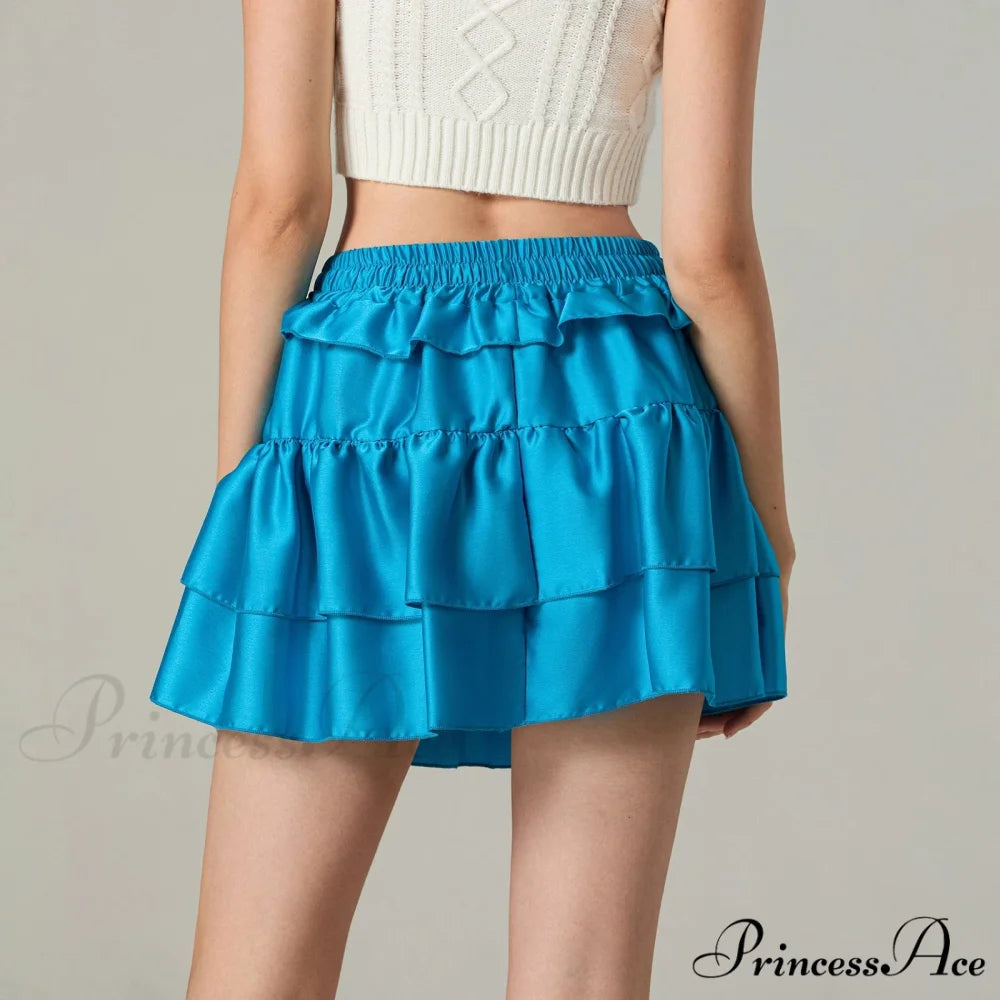 Cinch Layered Frills Skirt skirts-250223
