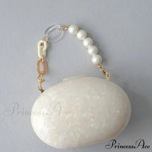 Circular Acrylic Celebration Clutch Wristlet wristlet-250126