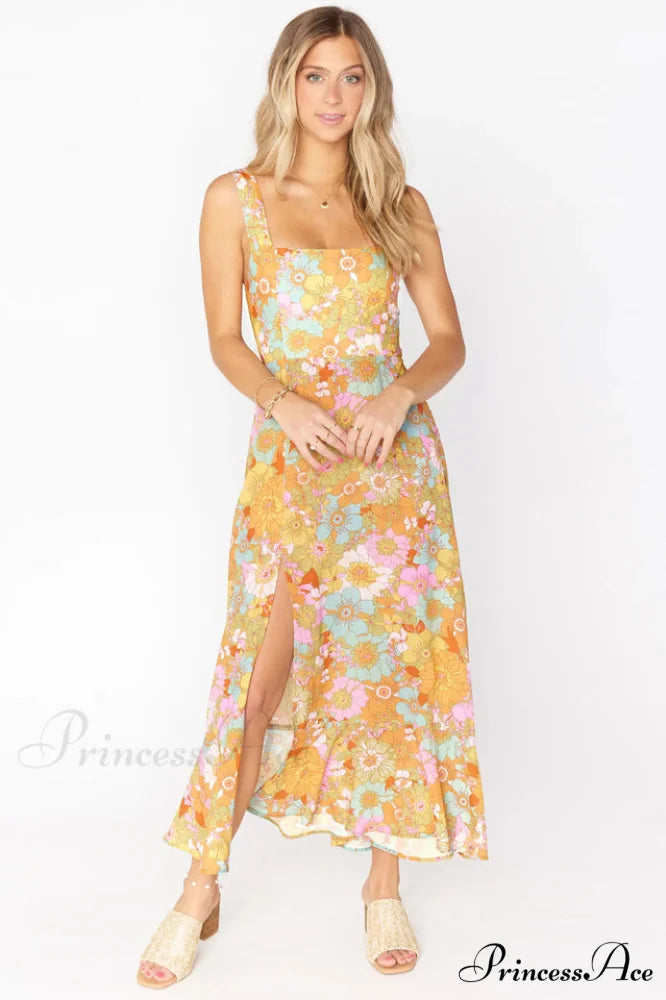 Claire Elegant Midi Dress