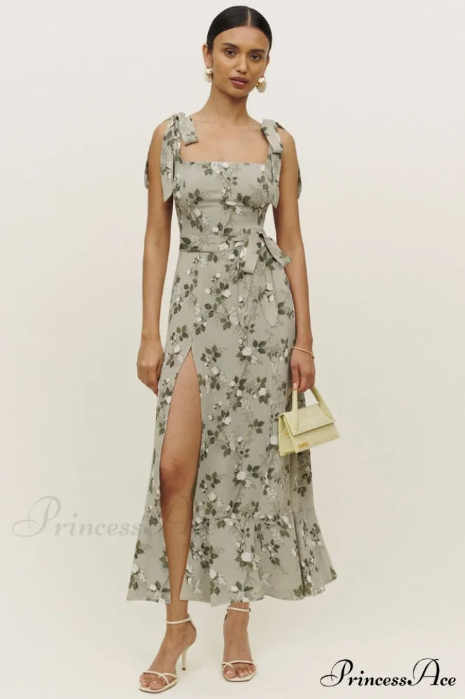 Claire Elegant Midi Dress S / 4#