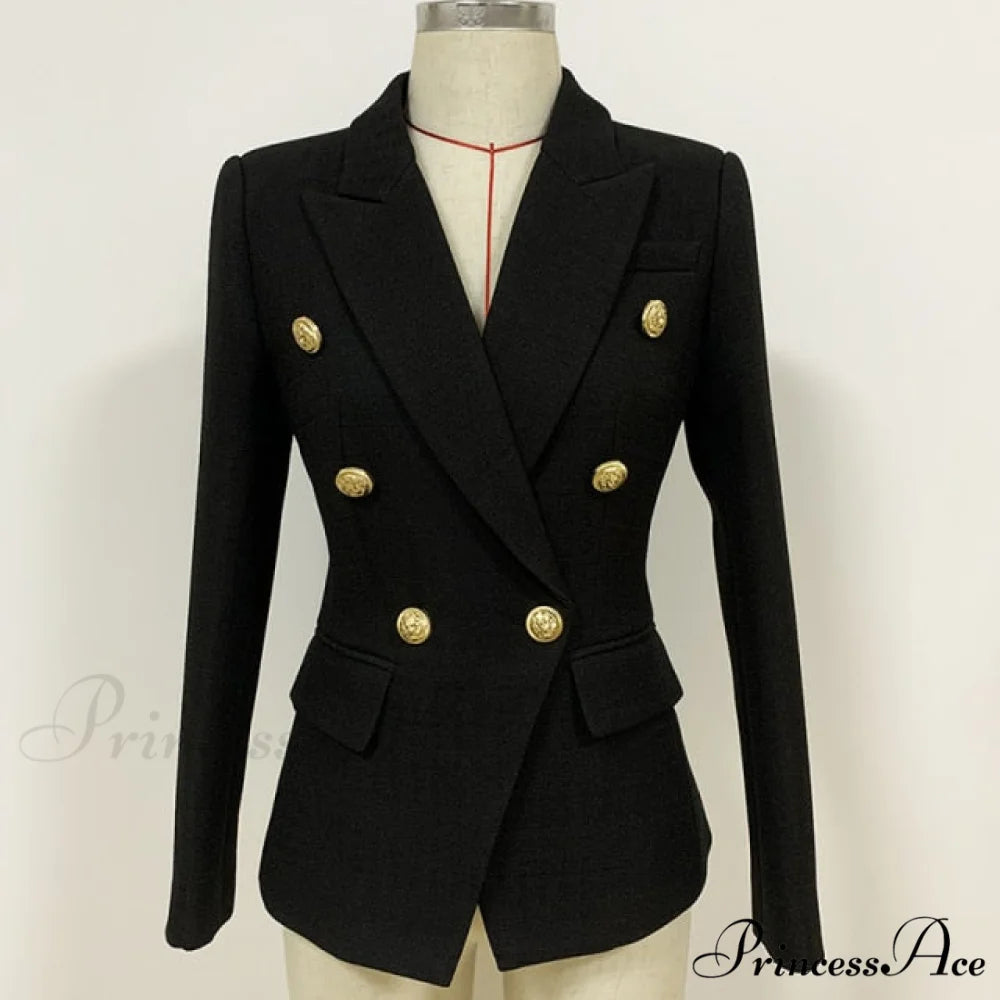 Classic Baroque Designer Blazer black / S