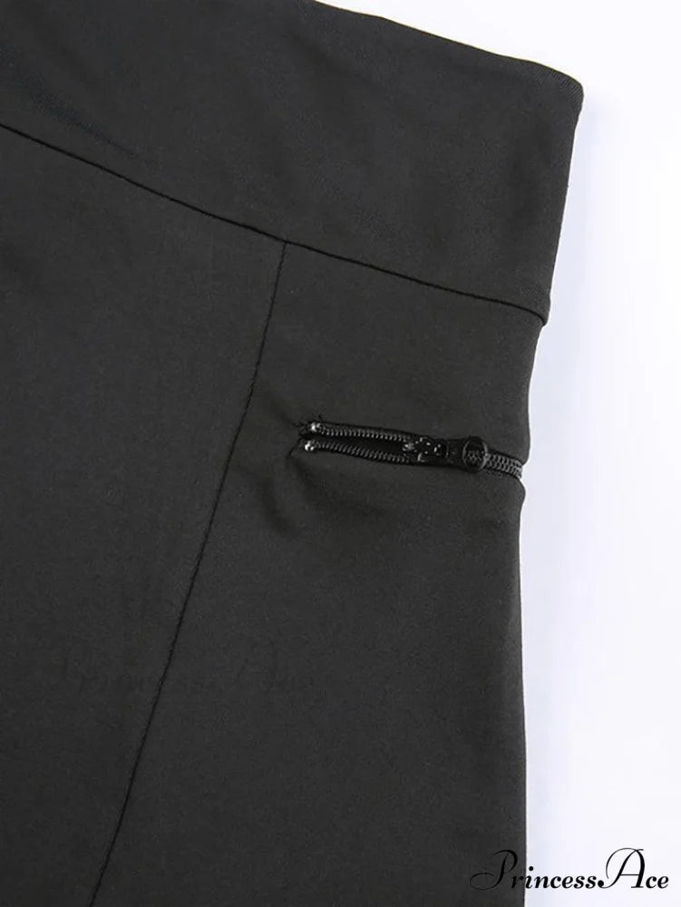 Classic High Waist Straight Leg Slant Sophisticated Pocket Pleated Tailored Pants - Brown