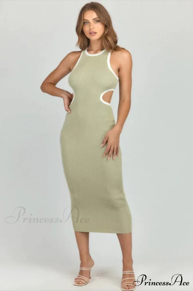 Claudia Elegant Midi Dress M / 1#