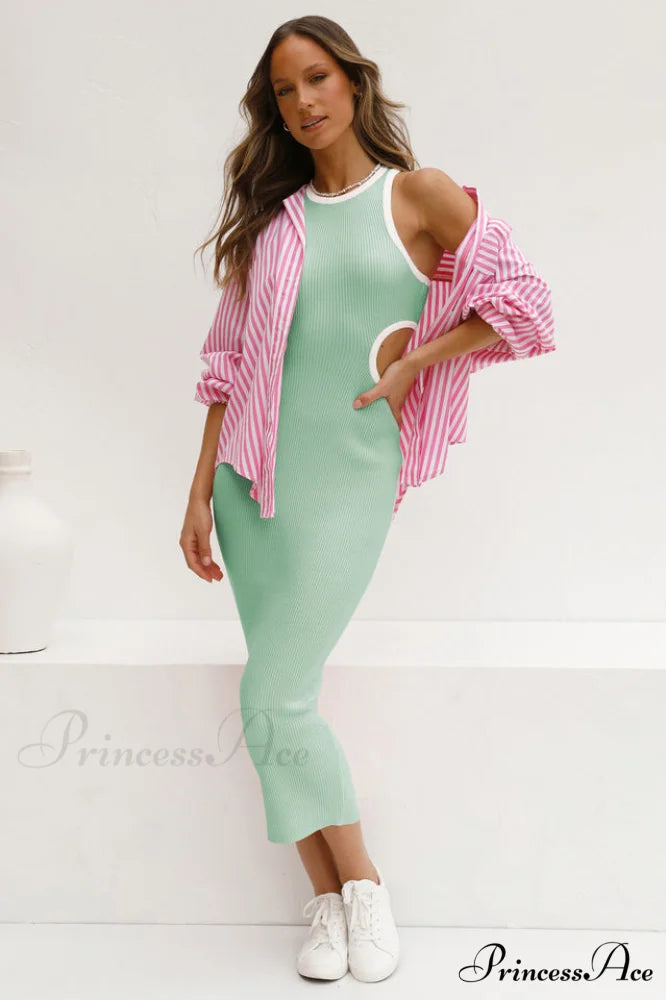 Claudia Elegant Midi Dress S / 4#