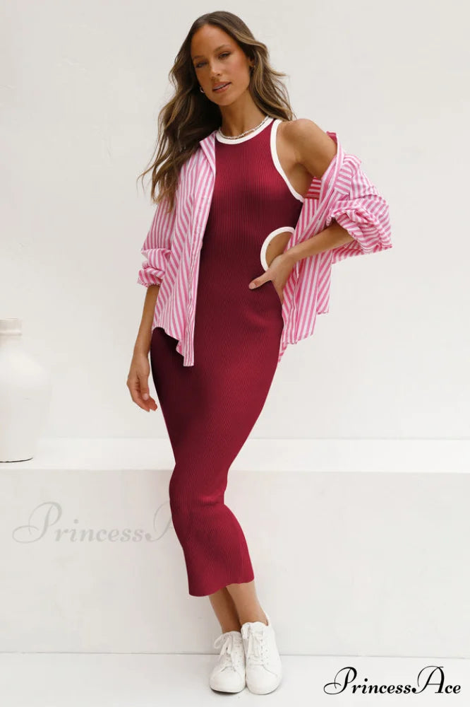 Claudia Elegant Midi Dress XL / 5#