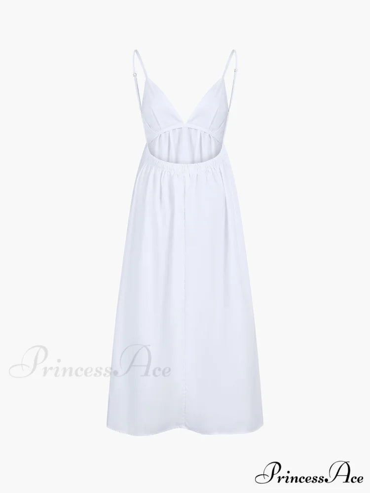 Coastal Cowgirl Open Trendy Back Long Dress