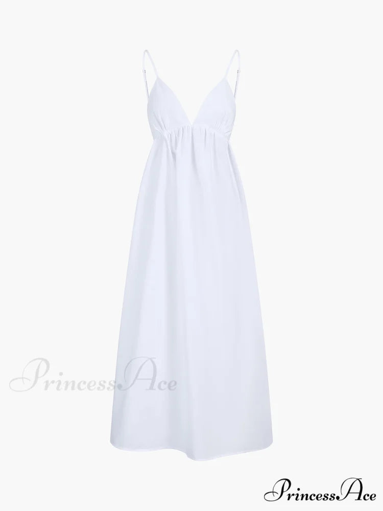 Coastal Cowgirl Open Trendy Back Long Dress