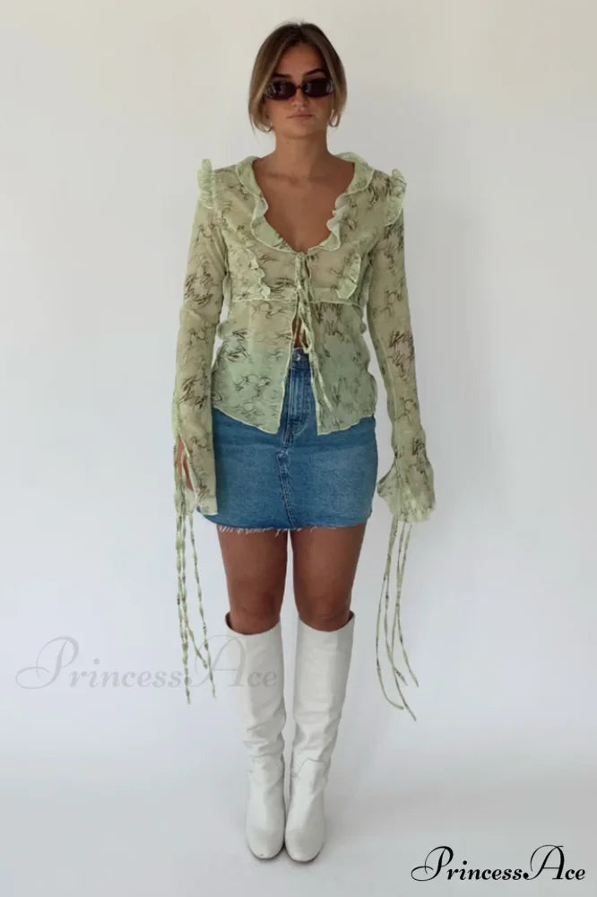 Cobra Blouse Stylish + Skirt Set
