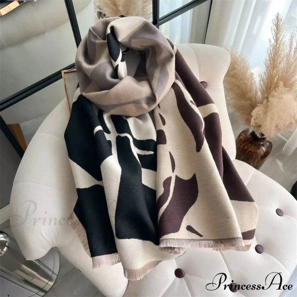 Cold Cashmere Poncho Cover Scarf scarf-241228