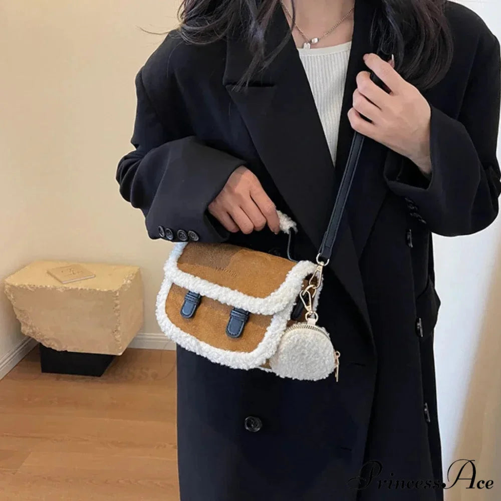 Cold Soft Little Square Crossbody Handbag handbag-250126