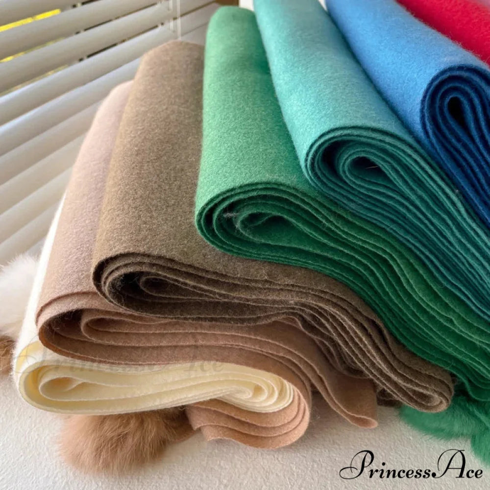 Cold Weather Soft Woolen Solid Wrap Scarf scarf-241228