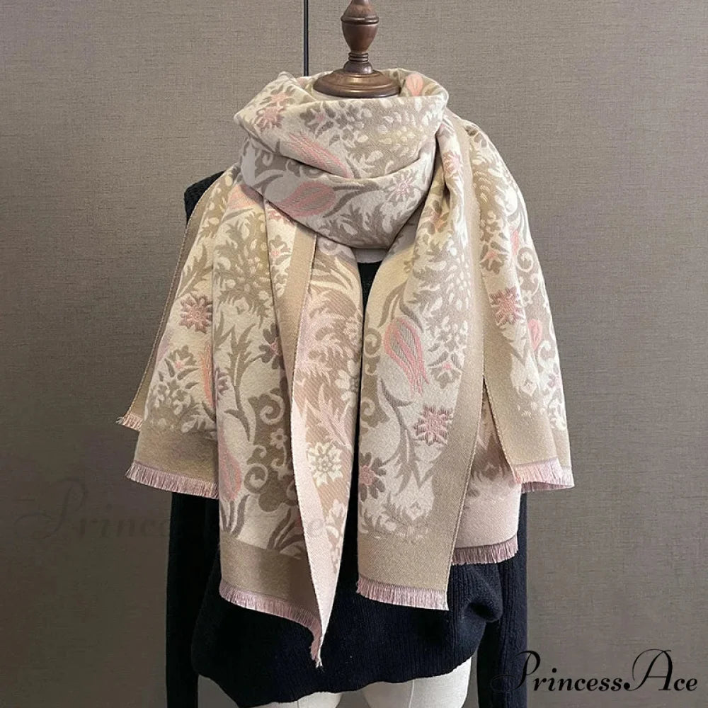 Cold Weather Soft Woolen Thick Wrap Scarf scarf-241228