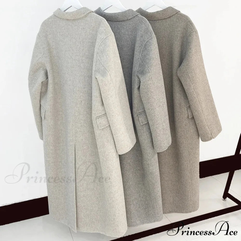 Collar Cashmere Wool Overcoat overcoats-241228