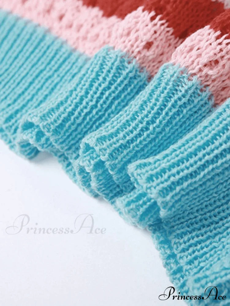 Color Block Graceful Splicing Skinny Jeans