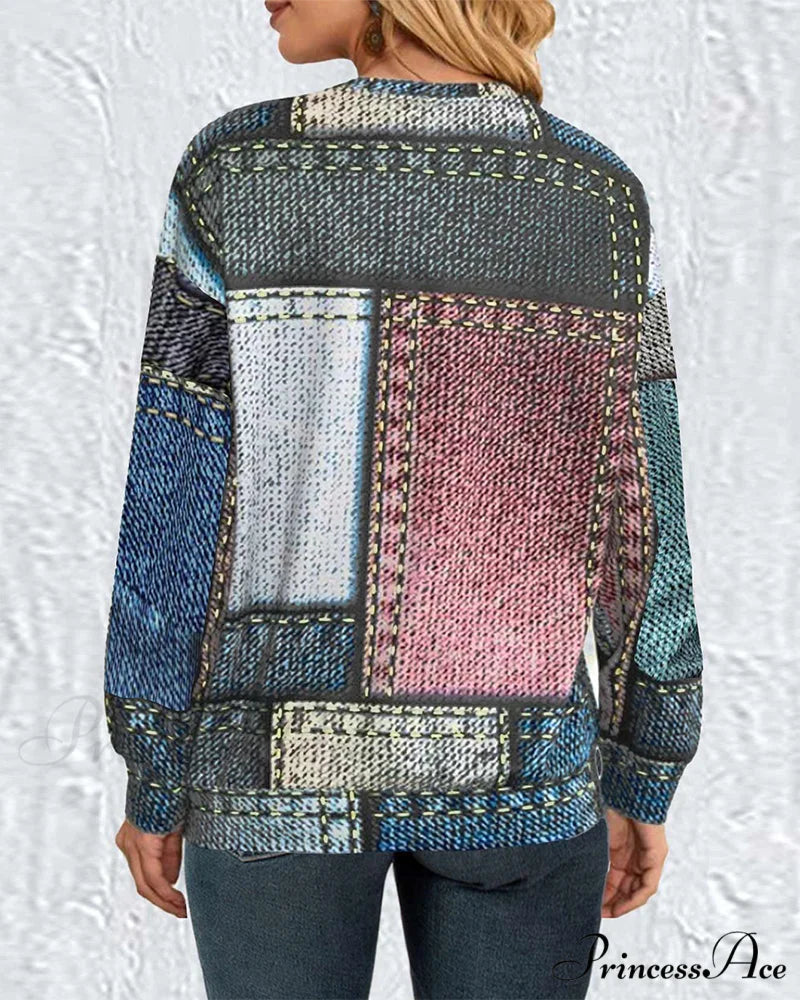 Color Block Sweatshirt