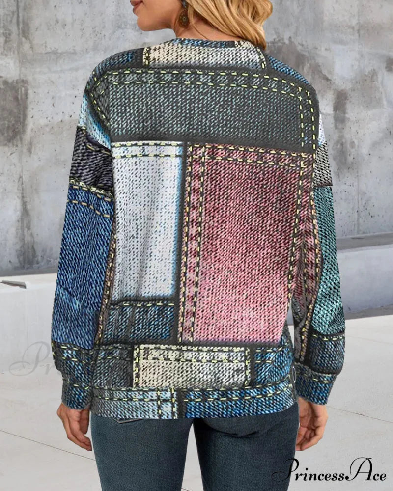 Color Block Sweatshirt