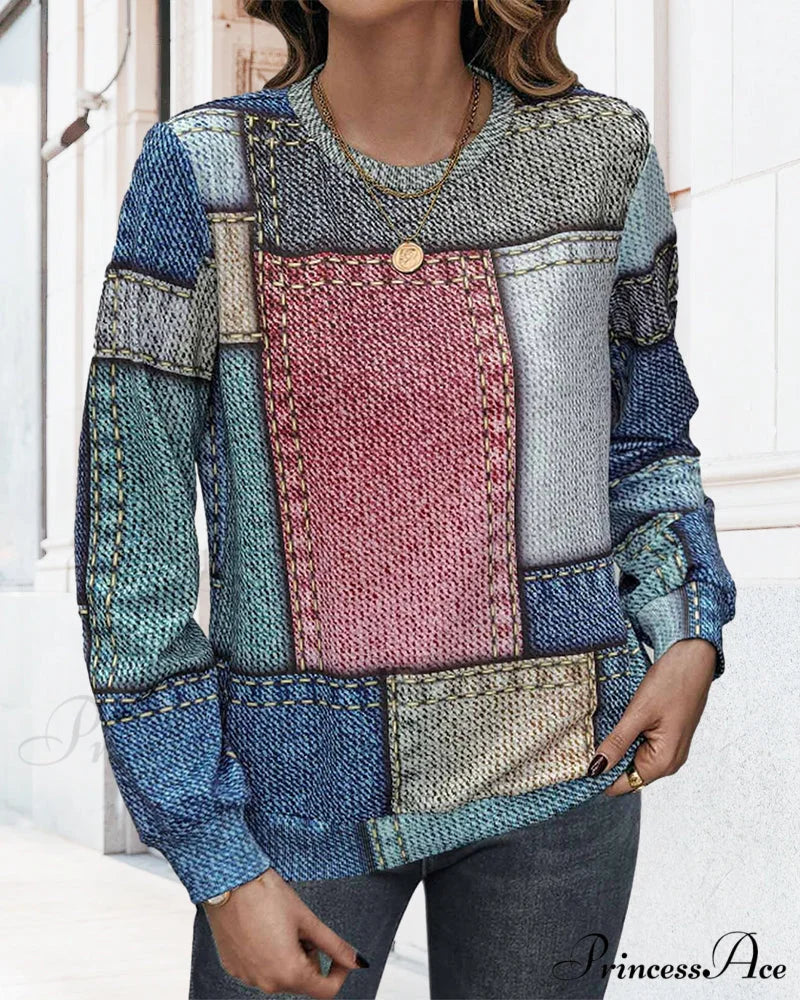 Color Block Sweatshirt