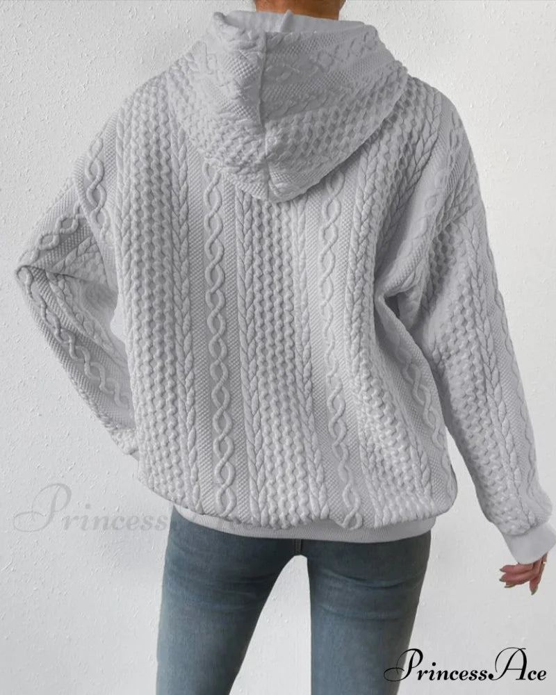 color casual Solid hoodie