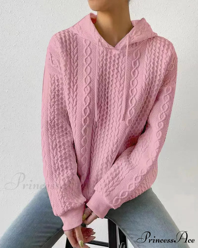 color casual Solid hoodie