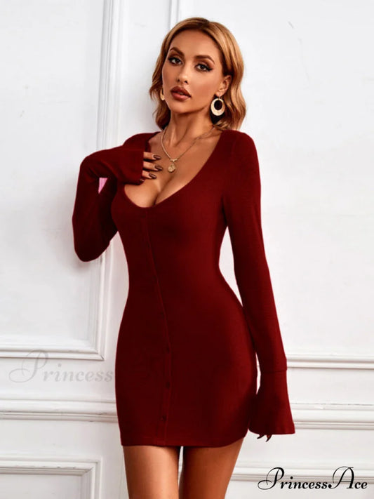 Color Sweater Cozy Mini Solid for Gown Me Keep Women