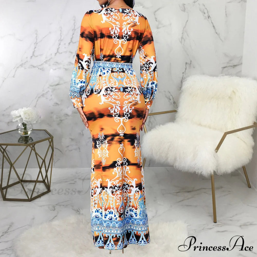 Colorblock Sashes Party Design for Elegant Gown Women