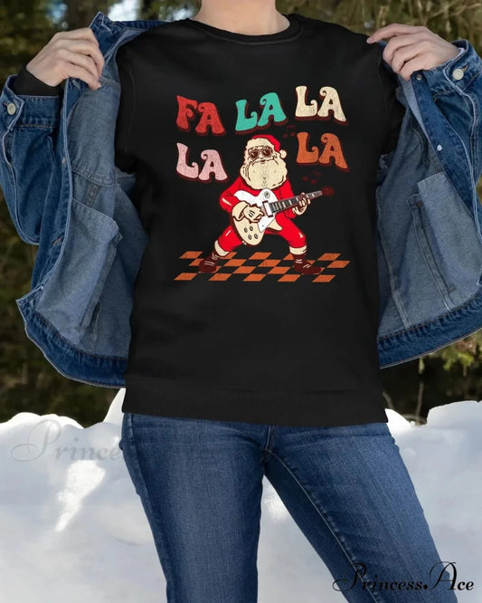 Colored Aesthetic Hipster Pure Cotton Quote Christmas Hoodie Black / S Christmas Hoodies-L