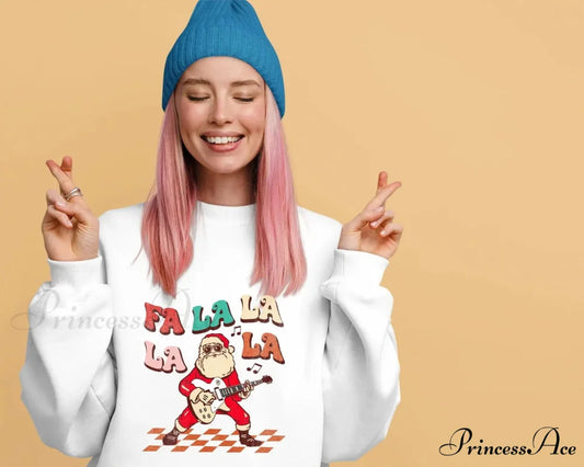 Colored Aesthetic Hipster Pure Cotton Quote Christmas Hoodie White / S Christmas Hoodies-L