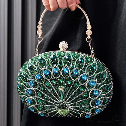 Colorful Design Gemstone Night Rhinestone Shoulder Clutch Bag clutchbag-250126