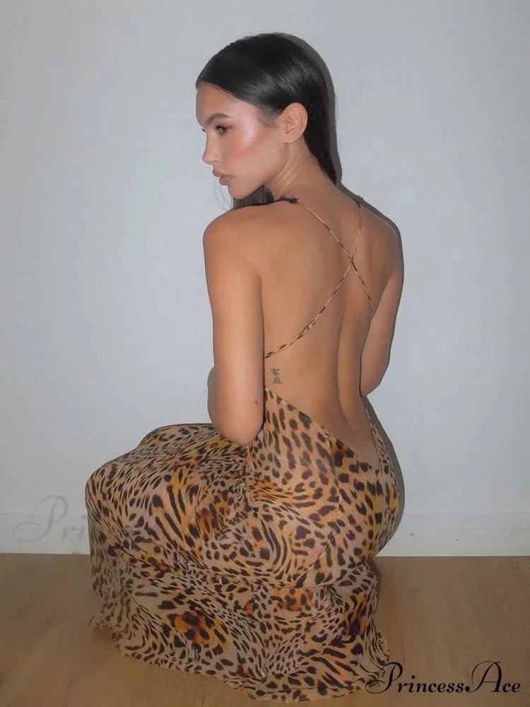 Colorful Floral Chiffon Holiday Dress vacationdress-250223