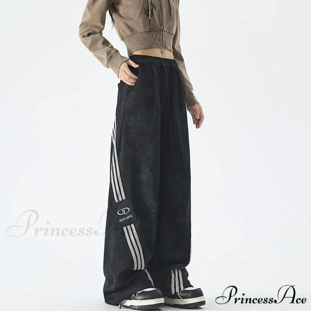 Colorful High Waist Active Trousers Black / M pants-241228